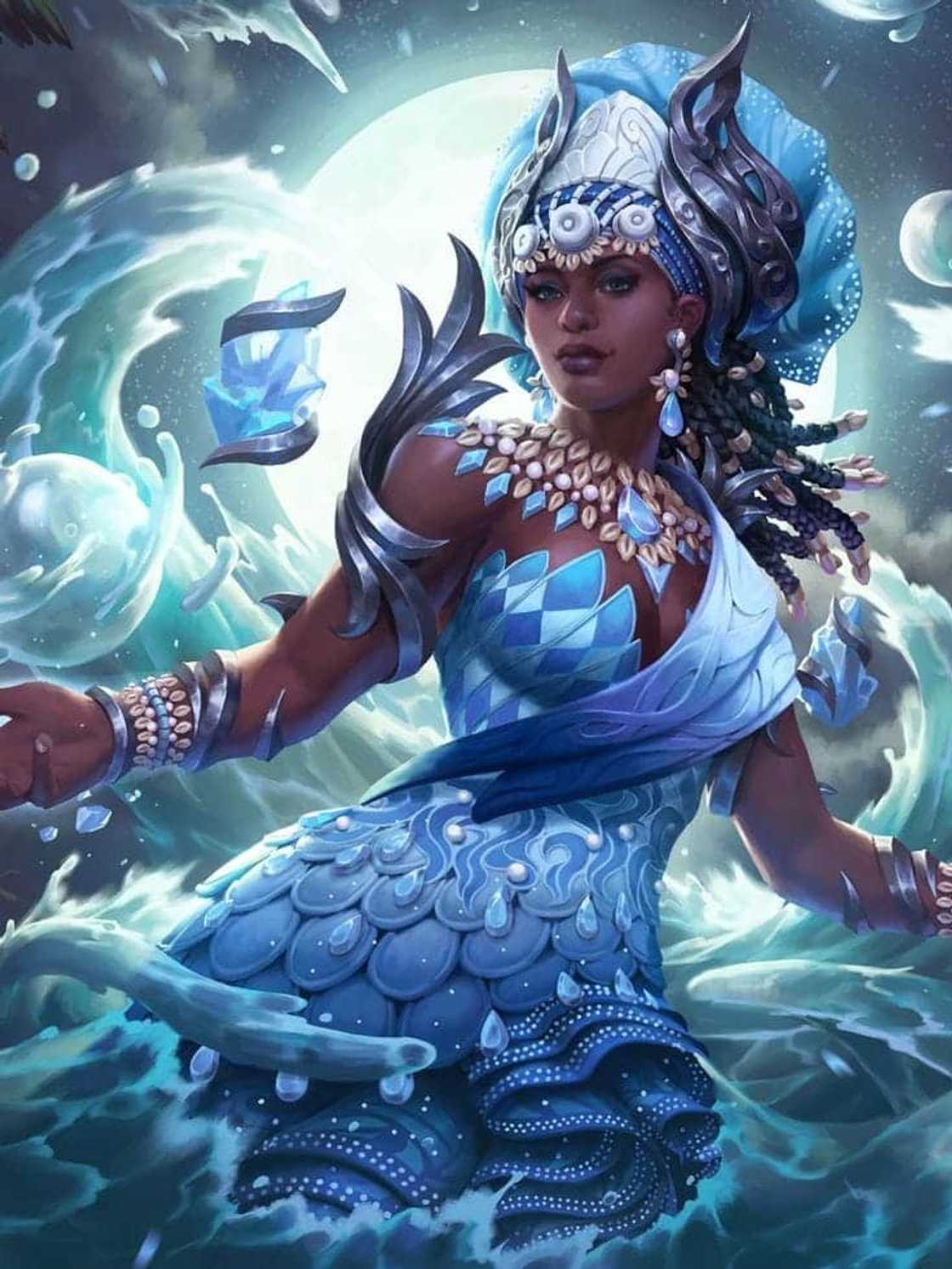 Who is the African moon goddess? Who is the African moon goddess?