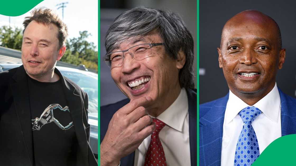 Elon Musk, Patrick Soon-Shiong and Patrice Motsepe are some of the wealthiest South Africans alive