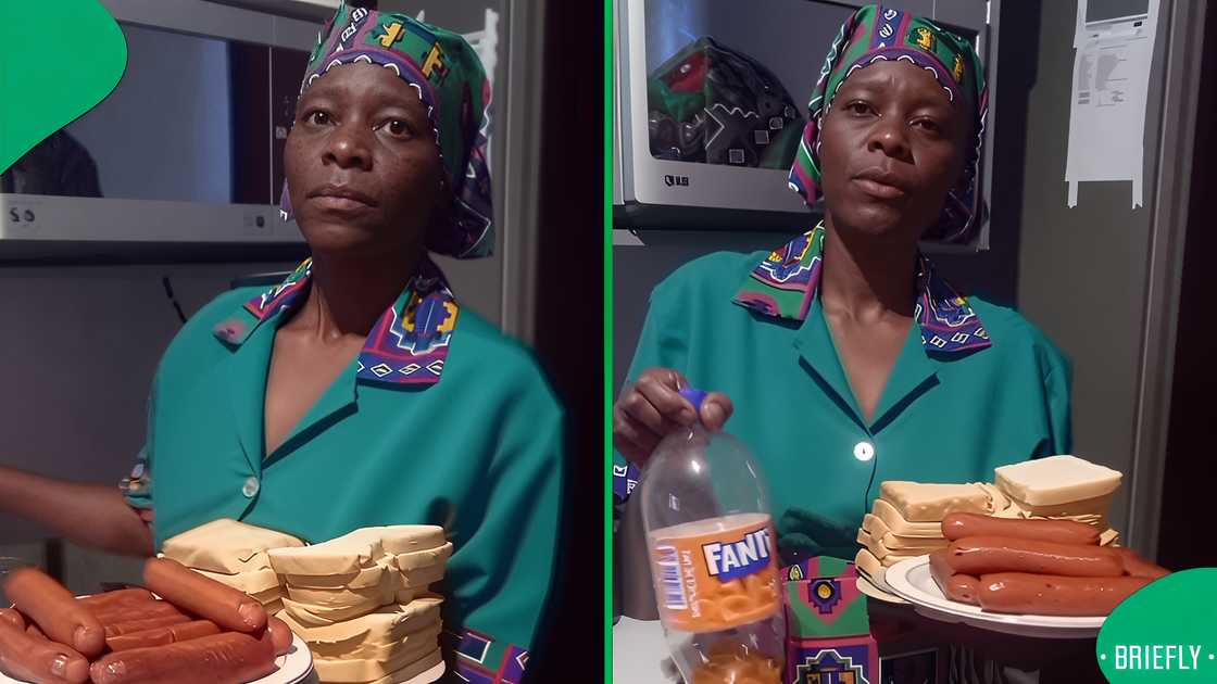 A South African homeowner called out a domestic worker over her big plate of food.