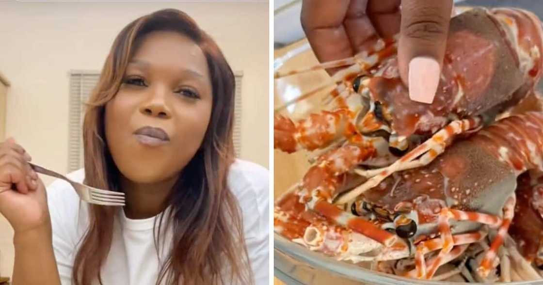 Woman's lobster dish has Mzansi talking Woman's lobster dish has Mzansi talking