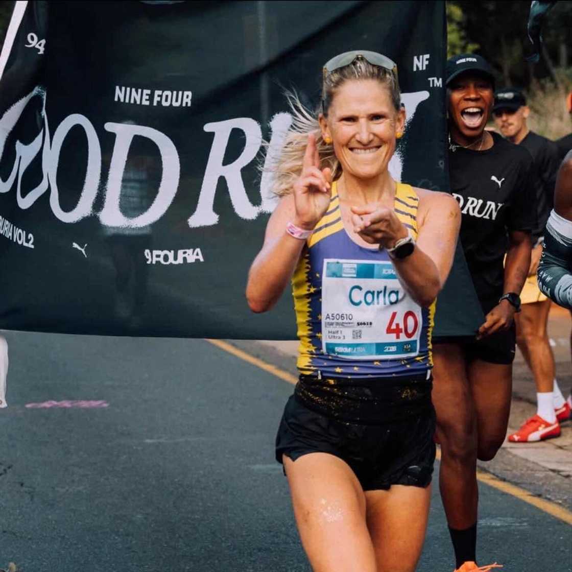 Viewers said they enjoyed her humorous Comrades Marathon debriefing