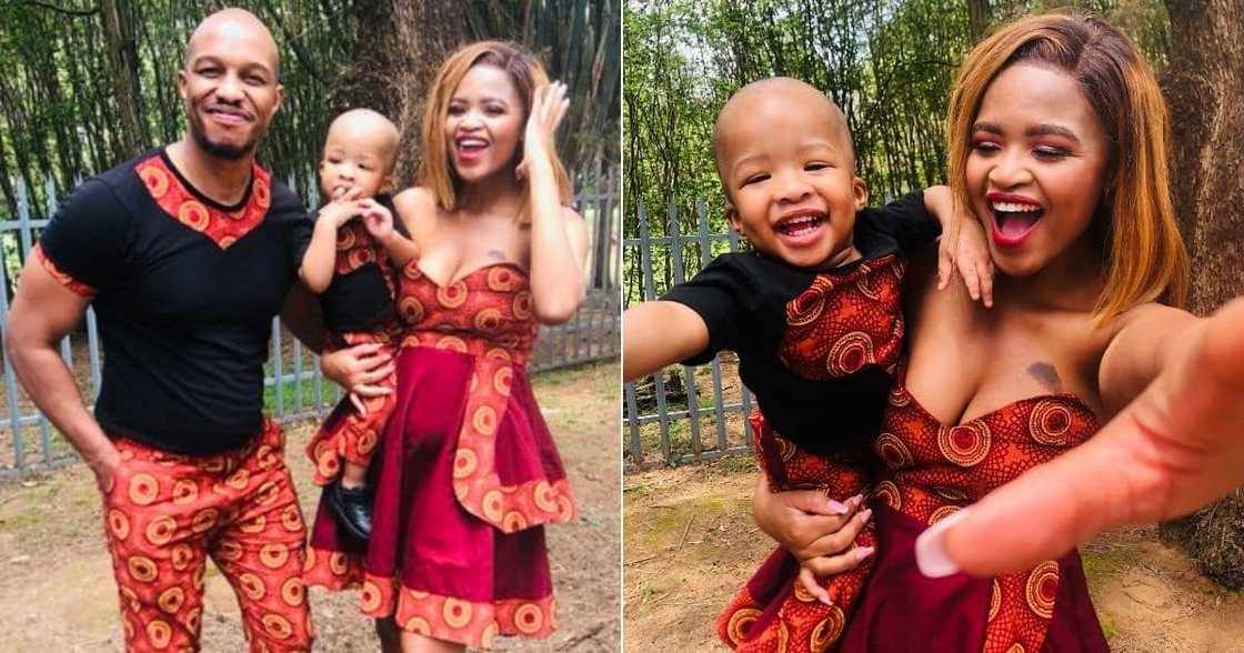 Mzansi, Impressed, by Young Family, Wearing, Matching, Stylish Traditional, Outfits Mzansi, Impressed, by Young Family, Wearing, Matching, Stylish Traditional, Outfits