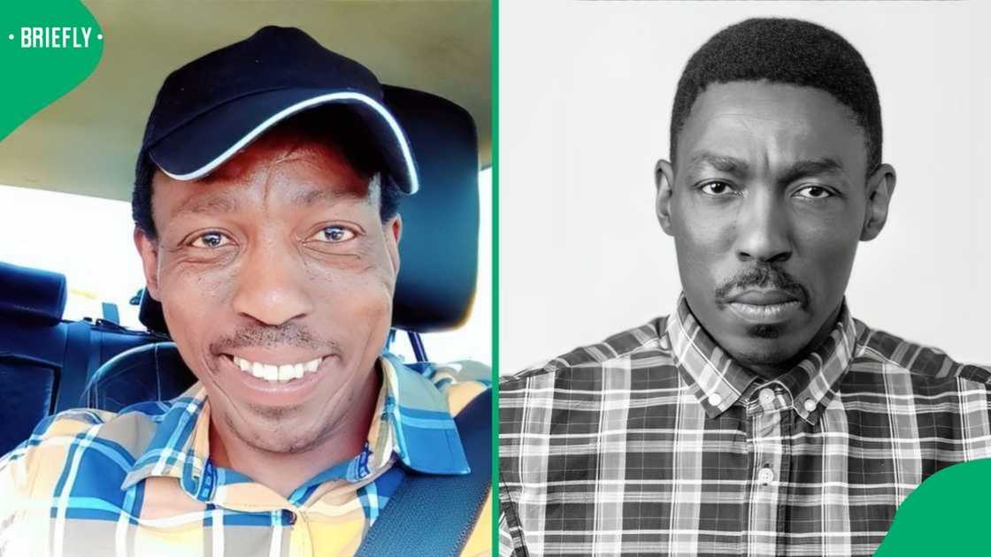 Ronnie Nyakale gives young men advice.