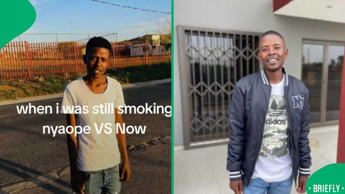 A viral TikTok post reveals one man's inspiring recovery from nyaope, showcasing his remarkable transformation A viral TikTok post reveals one man's inspiring recovery from nyaope, showcasing his remarkable transformation