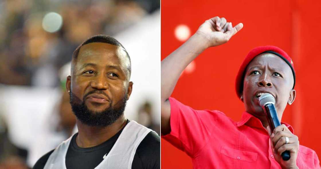 Rapper, Cassper Nyovest, EFF, Vaccine, March, SAHPRA, Julius Malema