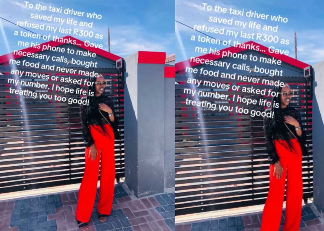 A Cape Town woman was thankful to a taxi driver who showed her kindness. A Cape Town woman was thankful to a taxi driver who showed her kindness.