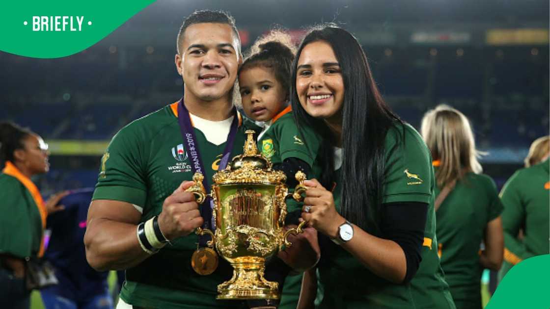 Cheslin Kolbe and his wife, Layla, spend quality time together in South Africa. Cheslin Kolbe and his wife, Layla, spend quality time together in South Africa.