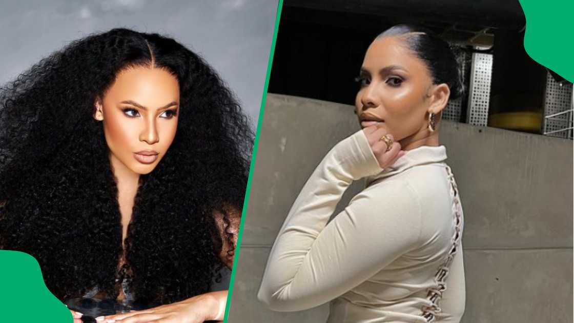 Thuli Phongolo's body has fans salivating over it. Thuli Phongolo's body has fans salivating over it.