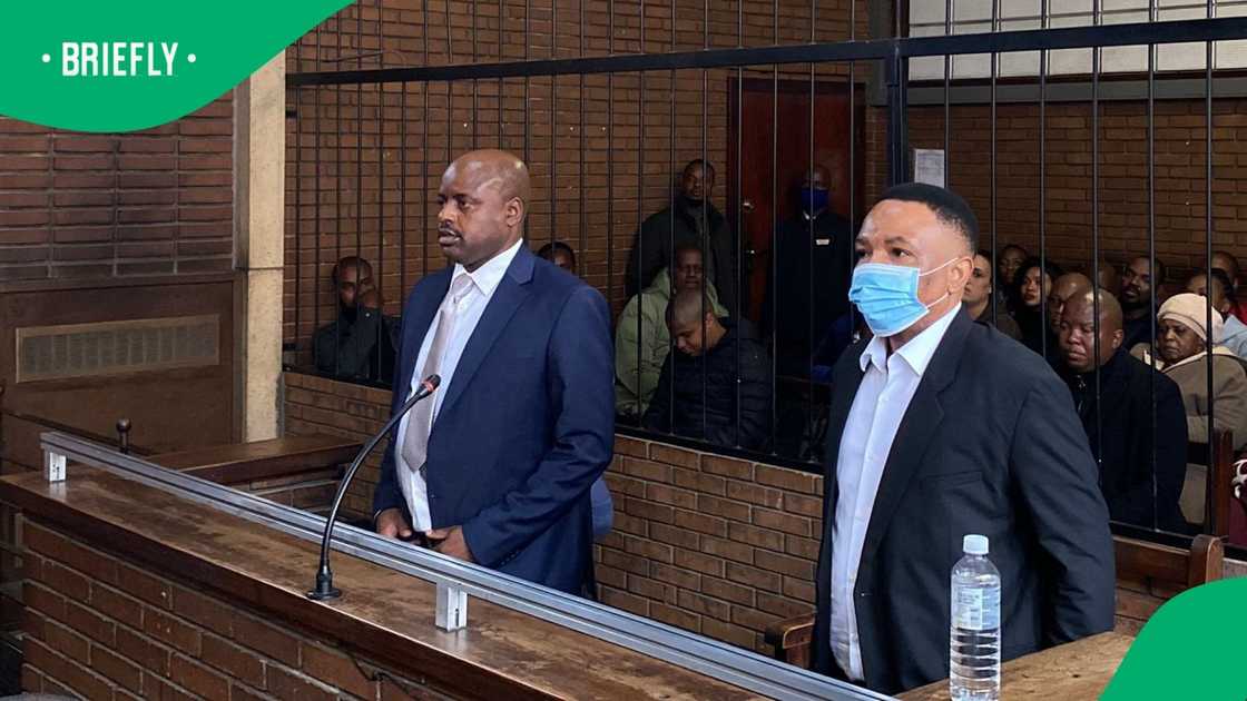 Suspended Ekurhuleni Metro Police Department deputy chiefl Julius Mkhwanazi and Ekurhuleni's City Manager Kagiso Lerutla appeared in court on 24 April 2026 Suspended Ekurhuleni Metro Police Department deputy chiefl Julius Mkhwanazi and Ekurhuleni's City Manager Kagiso Lerutla appeared in court on 24 April 2026