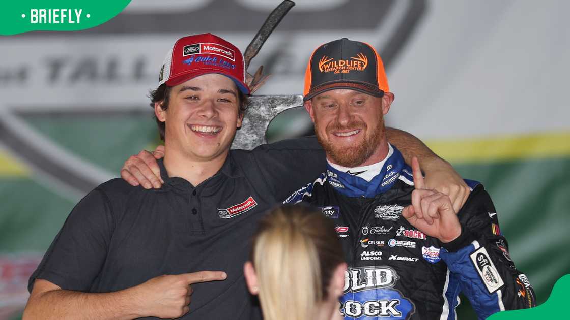 Cousins Jeb Burton and Harrison Burton in Alabama