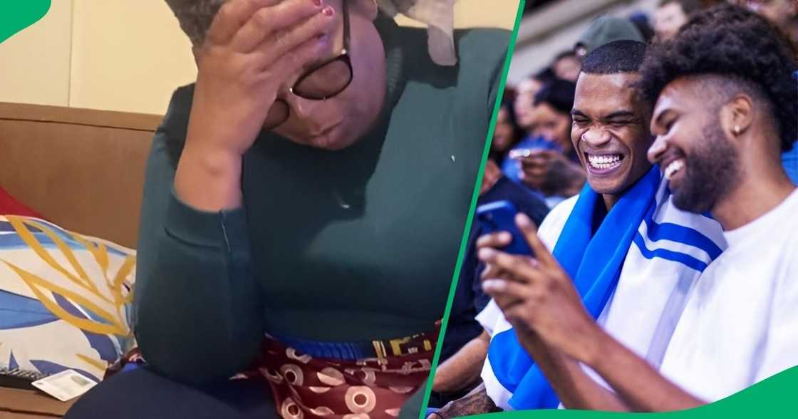 A young man pulled a hilarious prank on his mother, leaving the internet in stitches. A young man pulled a hilarious prank on his mother, leaving the internet in stitches.