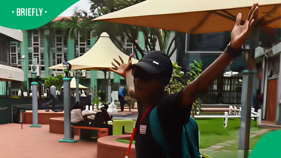 Man accepted to university Man accepted to university