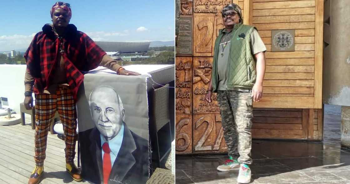 Rasta The Artist, Portrait, Late, Former, President, FW de Klerk, Cape Town, Reviews, Social media