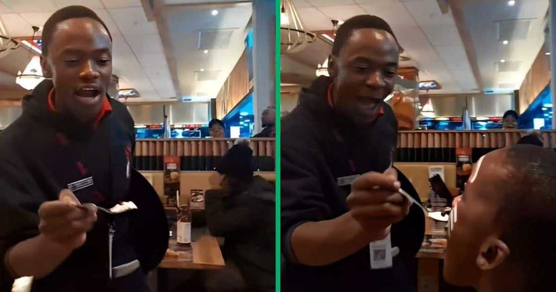 TikTok video shows Johannesburg Spur waiter TikTok video shows Johannesburg Spur waiter