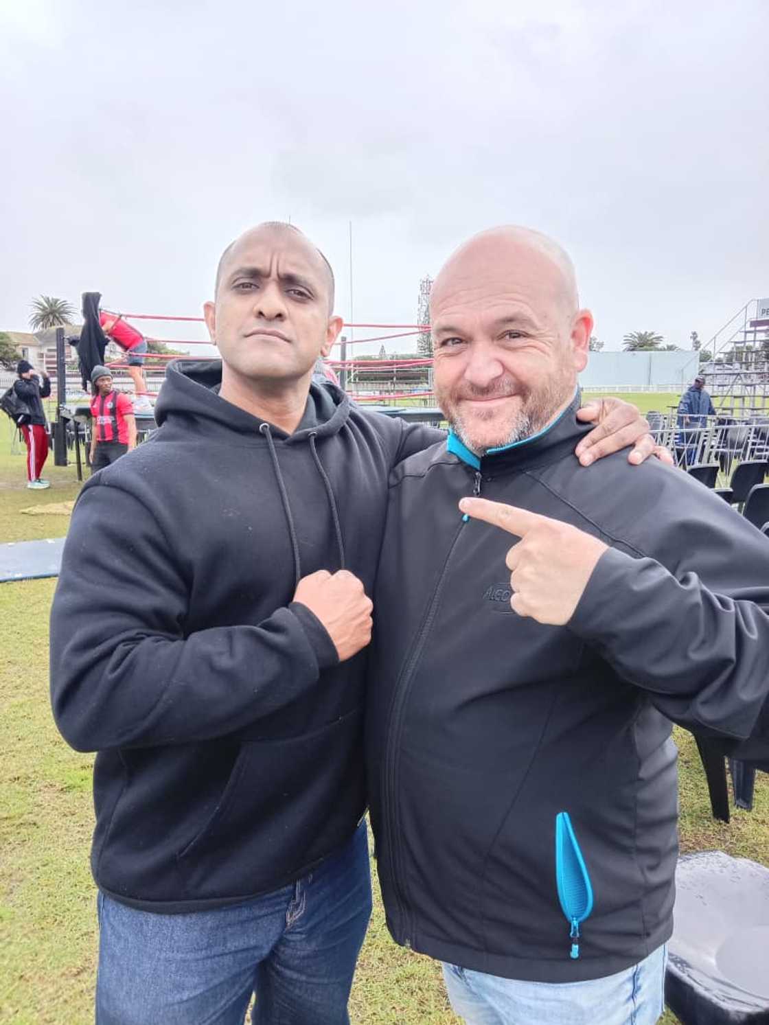 Joshua 'The Bull' Chetty with Roland Gaspar