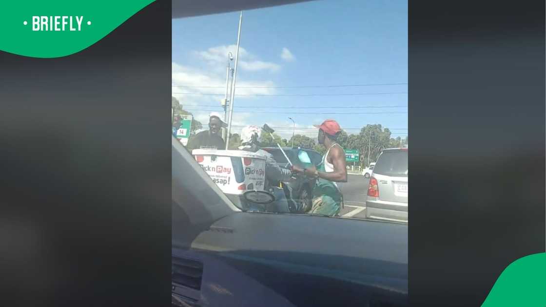 A man's video on street window washers goes viral.