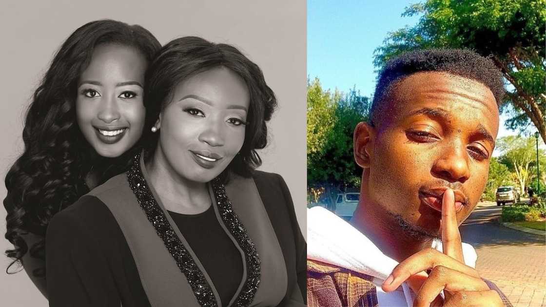 Actress Sophie Ndaba's children