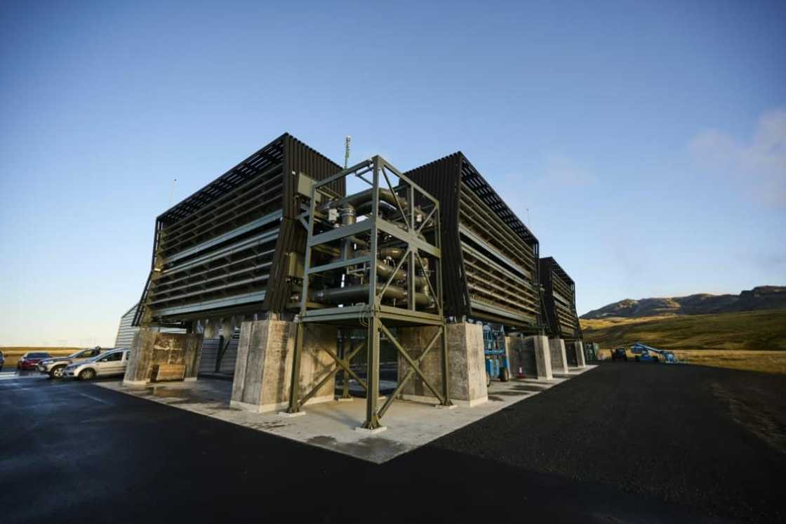 Carbon-removing technologies, such as the direct air capture offered by Climeworks (pictured) have moved to the forefront of climate discussions Carbon-removing technologies, such as the direct air capture offered by Climeworks (pictured) have moved to the forefront of climate discussions
