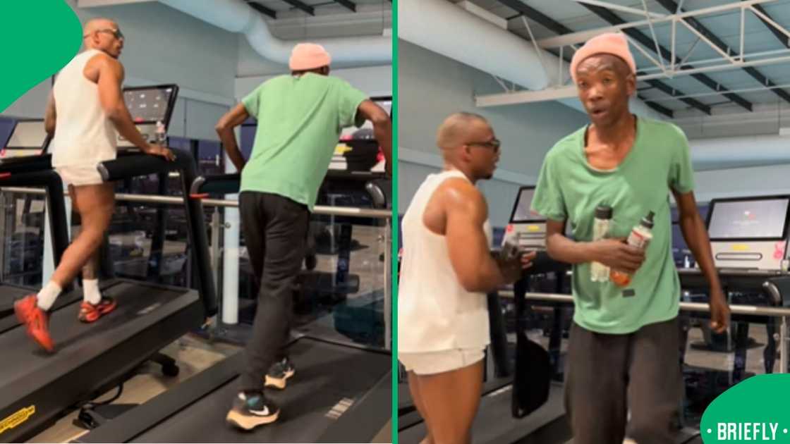 Alostro went viral on TikTok when he accidentally set the treadmill speed too fast