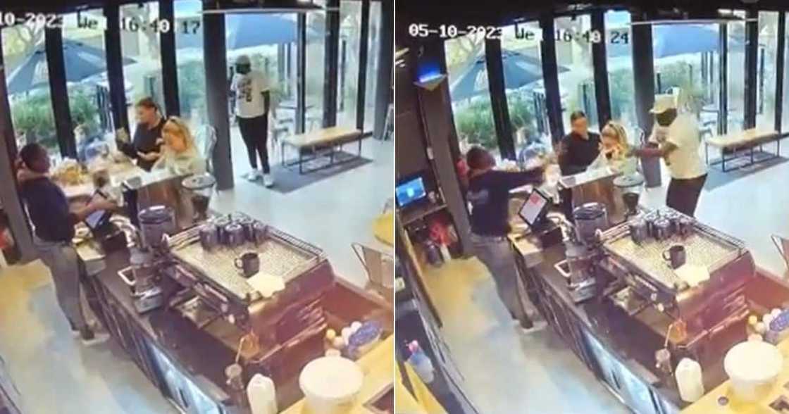 TikTok video of CCTV catches thief in action at Seattle Coffee