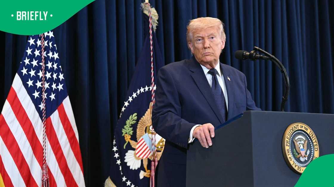 Donald Trump alleged that white South Africans were facing persecution in the country Donald Trump alleged that white South Africans were facing persecution in the country