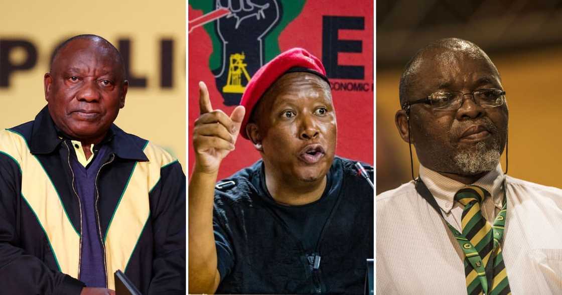 EFF leader Julius Malema berates Cyril Ramaphosa and Gwede Mantashe