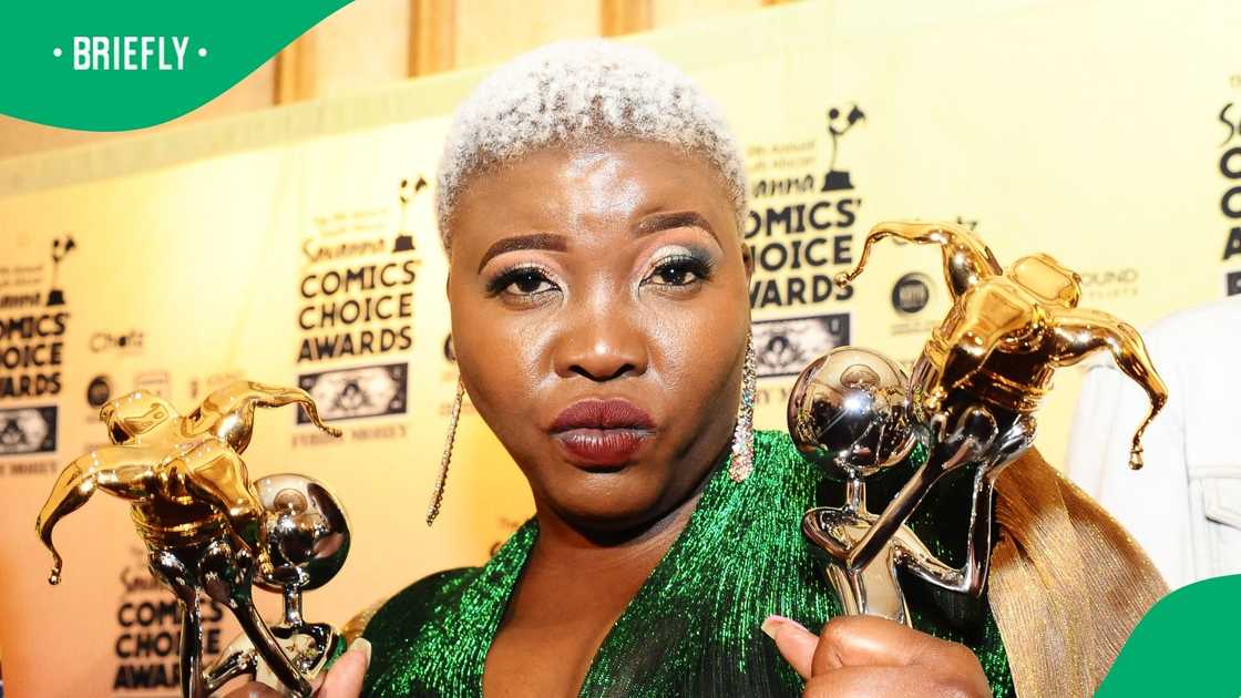 Celeste Ntuli wins Comedian of the Year Award Celeste Ntuli wins Comedian of the Year Award