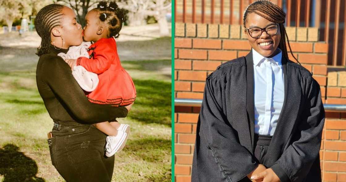 The lady from the Eastern Cape is a mother and a legal eagle wanting to be an attorney The lady from the Eastern Cape is a mother and a legal eagle wanting to be an attorney