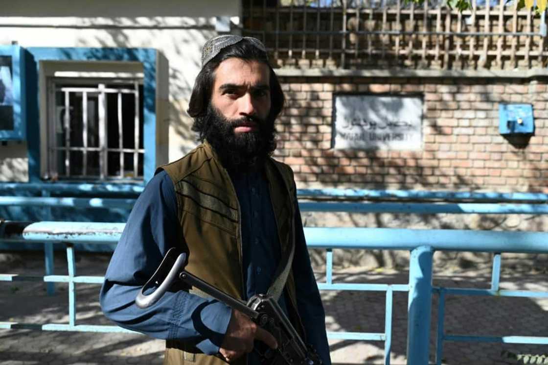 Taliban forces patrolled the surrounding area and shut nearby streets with roadblocks Taliban forces patrolled the surrounding area and shut nearby streets with roadblocks