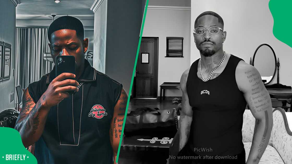 Netizens reacted to Prince Kaybee's exercise routine Netizens reacted to Prince Kaybee's exercise routine