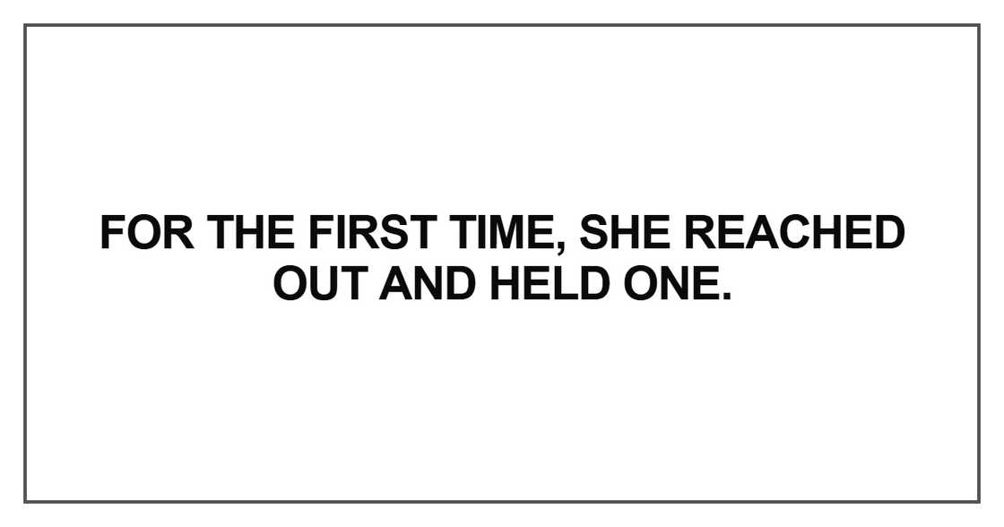For the first time