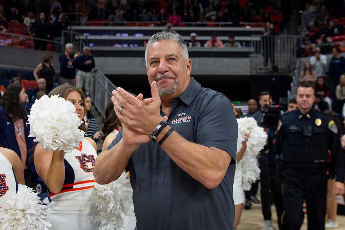 Bruce Pearl of the Auburn Tigers prior to their game against the South Carolina Gamecocks Bruce Pearl of the Auburn Tigers prior to their game against the South Carolina Gamecocks