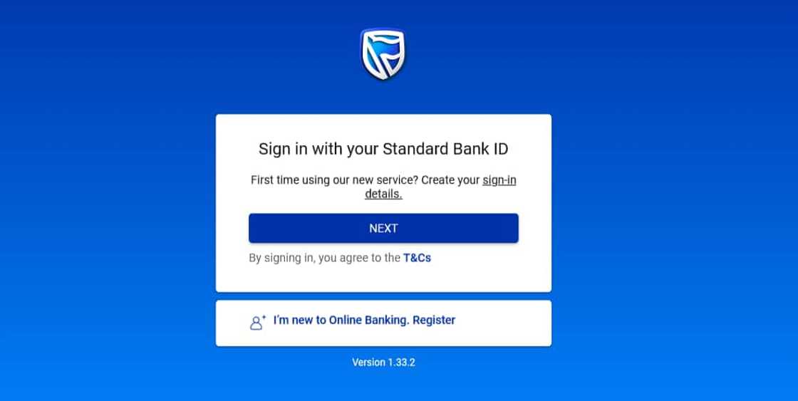 Standard Bank online banking