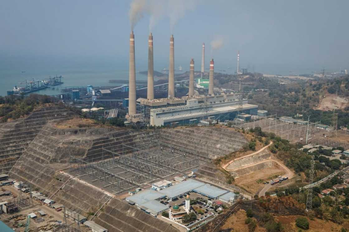 The Suralaya coal-fired power plant in Cilegon, in Indonesia's Banten province, is Southeast Asia's biggest coal complex The Suralaya coal-fired power plant in Cilegon, in Indonesia's Banten province, is Southeast Asia's biggest coal complex