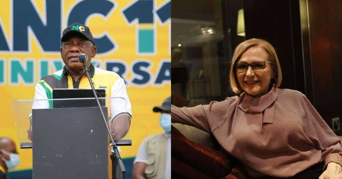 Helen Zille, President Ramaphosa, Cyril Ramaphosa. ANC, DA, Democratic Alliance, African National Congress, State Capture, corruption