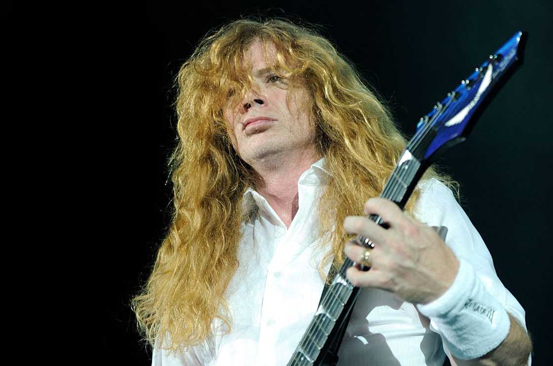 Dave Mustaine in South San Francisco, California. Dave Mustaine in South San Francisco, California.