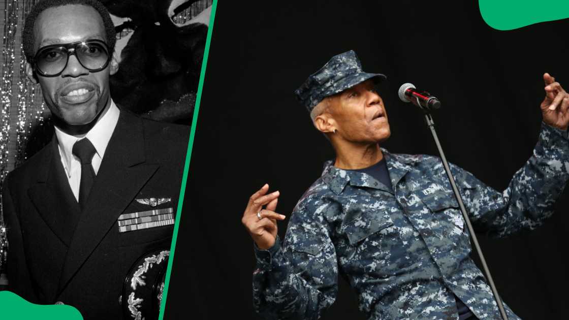 Alex Briley in 1982 (L). The singer during the 2017 Punchestown Music Festival (R) Alex Briley in 1982 (L). The singer during the 2017 Punchestown Music Festival (R)