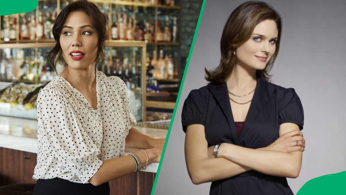 I amges of Michaela Conlin and Emily Deschanel I amges of Michaela Conlin and Emily Deschanel