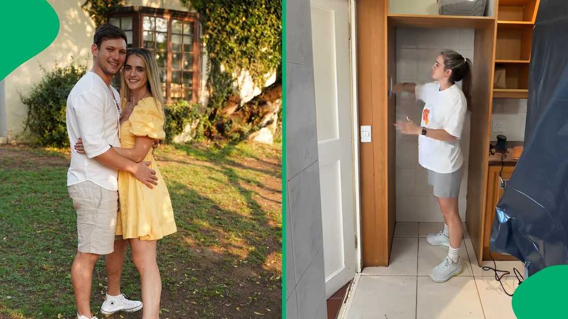 TikTok users applauded a couple for showing them the steps to renovate cupboards