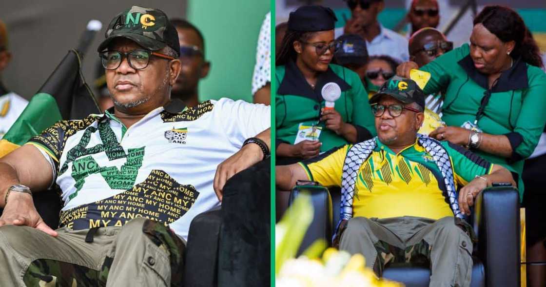 The ANC's secretary general, Fikile Mbalula, defended the part's candidate list The ANC's secretary general, Fikile Mbalula, defended the part's candidate list