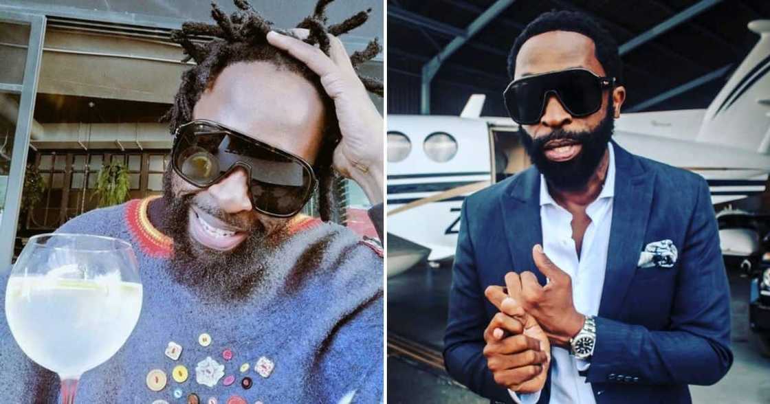DJ Sbu has not cut his hair for a long time DJ Sbu has not cut his hair for a long time