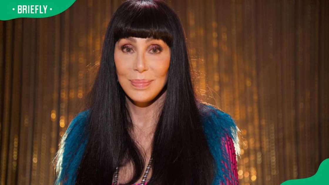 Singer Cher performing during the 2019 season of Dancing with the Stars Singer Cher performing during the 2019 season of Dancing with the Stars