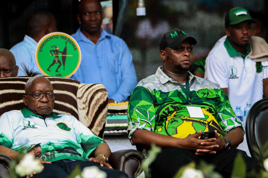 Jacob Zuma removed Floyd Shivambu as the party's secretary general Jacob Zuma removed Floyd Shivambu as the party's secretary general