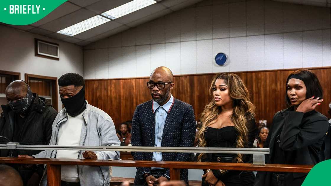 Vusimuzi Matlala and his co-accused in court Vusimuzi Matlala and his co-accused in court