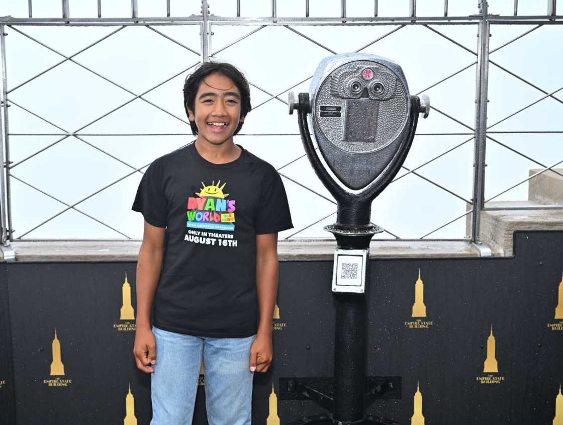 Ryan Kaji at the Empire State Building Ryan Kaji at the Empire State Building