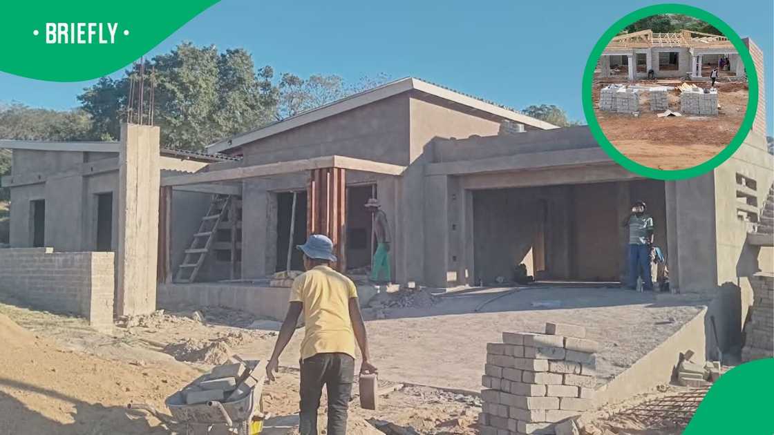 Tzaneen Builder the “King of Builders” Draws Praise With Large Modern Home Under Construction