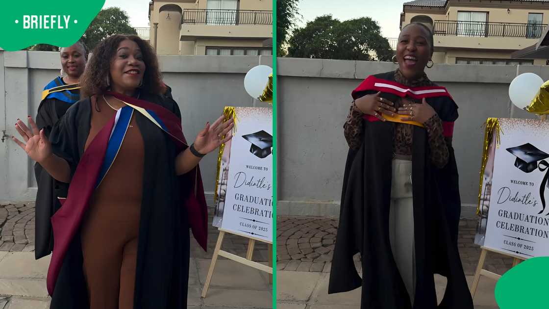 SA women showcase impressive qualifications at friend's graduation celebration SA women showcase impressive qualifications at friend's graduation celebration