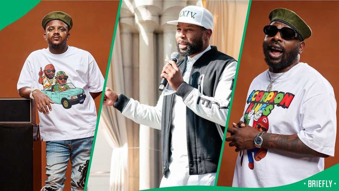 Sizwe Dhlomo reacts to DJ Maphorisa and Kabza De Small's real names Sizwe Dhlomo reacts to DJ Maphorisa and Kabza De Small's real names