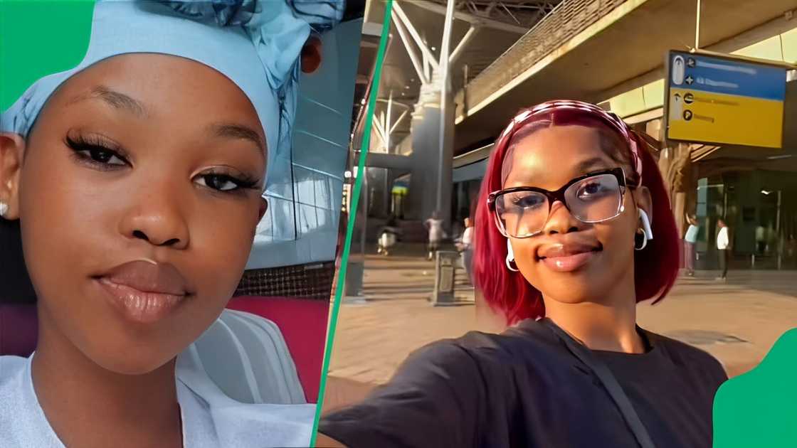 A young woman showed off her R180 hairstyle and compared what she wanted vs. what she got in a TikTok video. A young woman showed off her R180 hairstyle and compared what she wanted vs. what she got in a TikTok video.