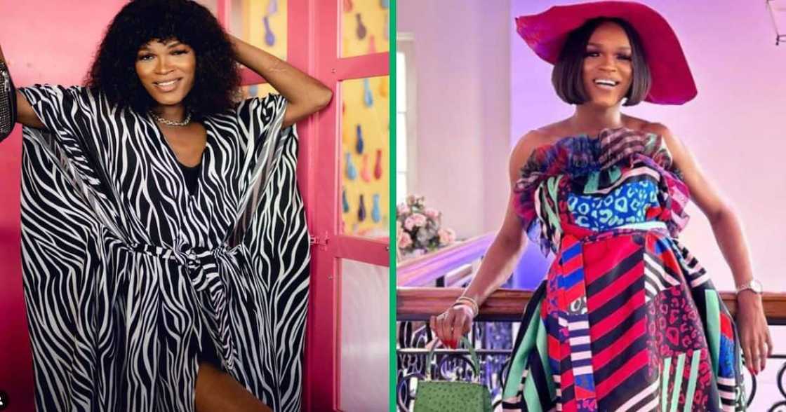 Yaya Mavundla had her first art exhibition. Yaya Mavundla had her first art exhibition.